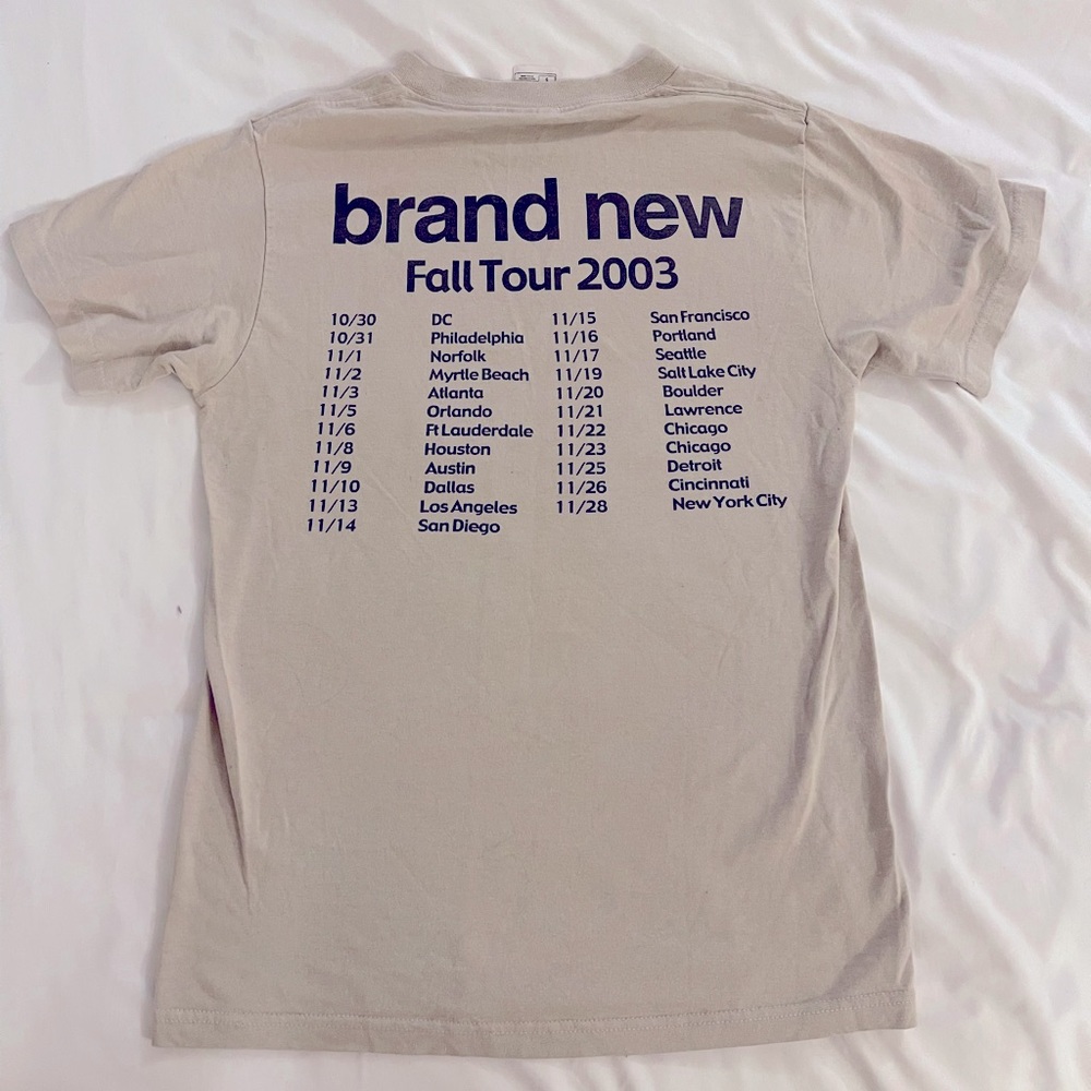 Vintage Brand New Fall Tour 2003 Band t-shirt